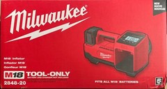 Milwaukee 2848-20 M18 Cordless 18 Volt Inflator New