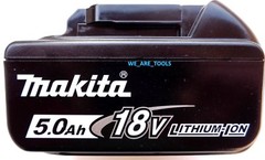 (2) New Makita Genuine BL1850B 5.0 AH Batteries 18 Volt LXT 18V LED BL1850B-2