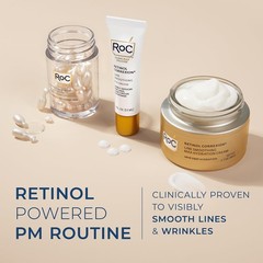 RoC Retinol Correxion Eye Cream & Night Serum Capsules – Anti-Aging Treatment