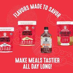 Lakanto Sugar Free Ketchup – Sweetened with Monk Fruit Sweetener, Perfect for Bu