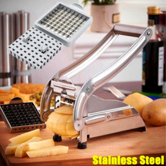 Heavy Duty Stainless Steel French Fry Cutter with Suction Feet for Potatoes