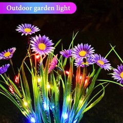 Solar Garden Lights Outdoor Waterproof LED Flower Stake Lamp Yard Patio Decor