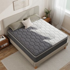 12 Inch Full Queen King Mattress In a Box Dual Zone Firm Soft Memory Foam Hybrid