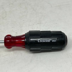 Crescent 2501 Screwdriver, 6.5″ Long #1 Phillips Tip, Cushion Grip Made in USA
