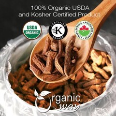 Organic Way Dandelion Root Whole – Herbal Tea | Organic, Kosher & USDA Certified