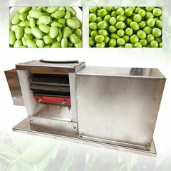 50RPM 110V Commercial Electric Bean Sheller Machine Pea Peeling Removing Machine