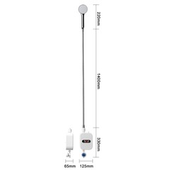 110V 3500W Tankless Hot Water Heater Shower Electric Portable Instant Boiler