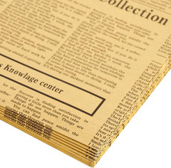Brown Wrapping Paper Sheets Newspaper Print – 12 Pack, 27.75 X 19.75 in – Vintag