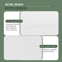 Base Foam Mattress, Medium Firm Mattresses CertiPUR-US Certified Bed-in-a-Box