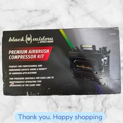 Black Widow Spectrum Professional Premium Airbrush Compressor Kit 59508 NEW SHIP
