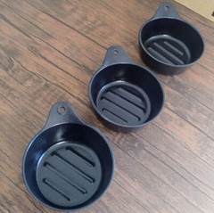 VERMICULAR Mini Skillet 3 Piece Set and Tray Shallow and Deep Type JAPAN NEW