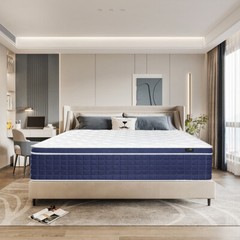 10″12″14″ Gel Memory Foam Mattress Innerspring Twin Full Queen King Bed in A Box