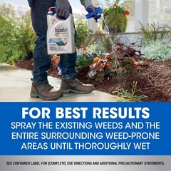 Roundup Dual Action Weed and Grass Killer Plus 4 Month Preventer, 1 gal.