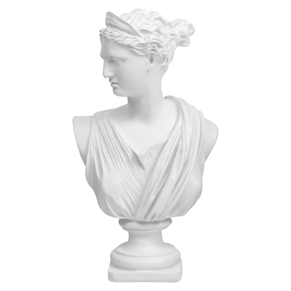 12.5in Greek Statue of Diana, Classic Roman Bust Greek Mythology Sculpture fo…