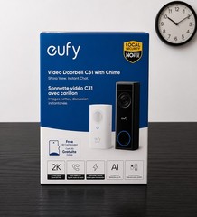 eufy Video Doorbell Camera C31 2K FHD Security Phone Door Ring *NEW IN BOX*