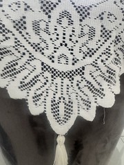 white lace table runner Size 14 X 56 Inch Set Of 2