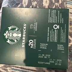 Starbucks by Nespresso “Espresso Roast” 1.35 oz – 20 Capsules