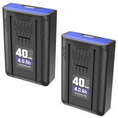 2 PACK For Kobalt 40v MAX 4.0 Ah Extended Run Li-Ion Battery KB440-03 KB540-06