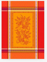 French Provencal Jacquard Dish Towel, Lemons 20X27 – Made in France