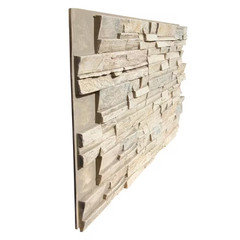 Stack Stone 48 In. X 24.25 In. Polyurethane Interlocking Siding Panel Finished i