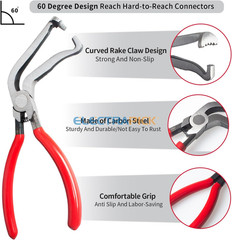 Electrical Disconnect Pliers for Cars, Hose Clamp Pliers Connector Removal Tool