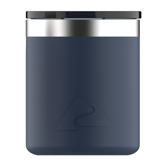Ozark Trail 10oz Vacuum Insulated Stainless Steel Lowball Cup, Navy Blue