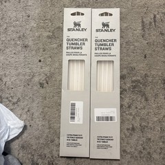 2 New 4-Packs Stanley Quencher Clear Reusable 40oz Quencher Tumbler Straws