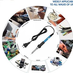 NEW Soldering Iron Electric Gun Adjustable Temperature 60W Welding Solder Wire