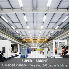 LED T8 V Shaped 8FT 65W Tube Light with FA8 Base Commercial Household Lighting