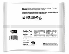 36 Packs Organic Kimnori Seasoned Roasted Seaweed Snacks – Sea Salt Kim Nori