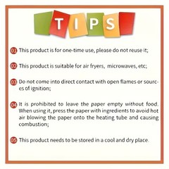 100 Pack Non-Stick Air Fryer Disposable Non-stick Baking Parchment Paper Liners