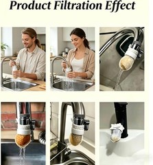 Faucet Filter Cotton Bags,Universal Anti-Splash Water,Remove Limescale Sand Rust