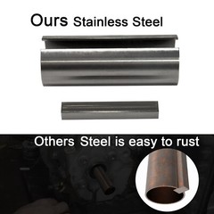 1″ to 1-1/ 8 inch 1/4″ Key Gas Engine Pulley Crank Shaft Sleeve Adapter SS304