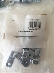 Qty 100 Pro Connex 12/2, 14/2 NM SE Cable Steel 1-Hole Cable Strap