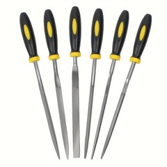 6Pcs Metal Needle File Set – Small Hardened Carbon Steel Mini Hand Files, Precis