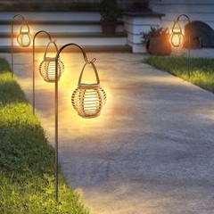 Solar LED Garden Lantern, Waterproof Outdoor Light for Patio, Pathway & Yard