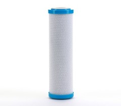 White Potable Water Filter Coconut Shell Carbon Block Filter 0.5 Micron