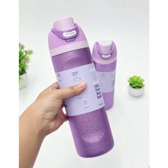 Owala 24/32oz FreeSip Stainless Steel Water Bottle – Glitter Purple-2026 Gift