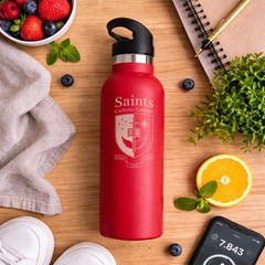 16oz Stainless Steel Insulated Water Bottle with Straw Lid Leakproof Travel Gym