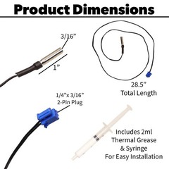 Cold Water Temperature Sensor Replacement Kit For Avalon, Brio, Primo Dispenser