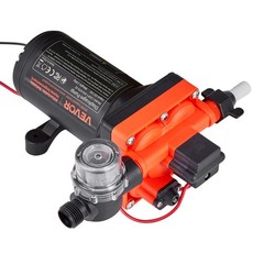 VEVOR RV Water Pump 12V DC 5 GPM (18.9 L/min) 4-Chamber Diaphragm Water Pump
