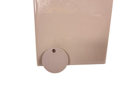 Pink Wild Rose Ceramic Tile 4.25 in Subway Square Color 243 Mid Century Modern