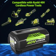 For RYOBI 40V Lithium-Ion 4Ah High Capacity Battery OP40404VNM Battery /Charger