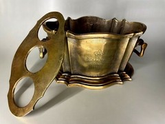 Antique Wine Cooler BOLLINGER champagne 1872 TROPHY FOR WINNERS ICE BUCKET