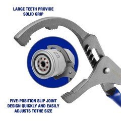 WORKPRO Oil Filter Wrench/Pliers 9″&12″ Set Adjustable Oil Filter Removal Tool