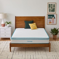 Linenspa 10 Inch Memory Foam and Spring Hybrid Mattress – Medium Feel – Bed …