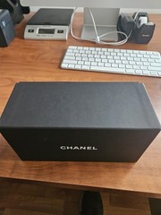 Chanel Empty Box Black Rectangular Authentic 7.5 X 4 X 3.5