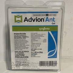 Syngenta Advion Ant Gel Bait 4 Tubes 2 Tips and Plunger.