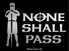 None Shall Pass Decal Monty Python Quote car window funny vinyl sticker