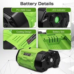 56V Lithium-ion Battery For EGO 56V 7.5Ah BA1400T BA2800 BA4200T BA5600T 7.5Ah